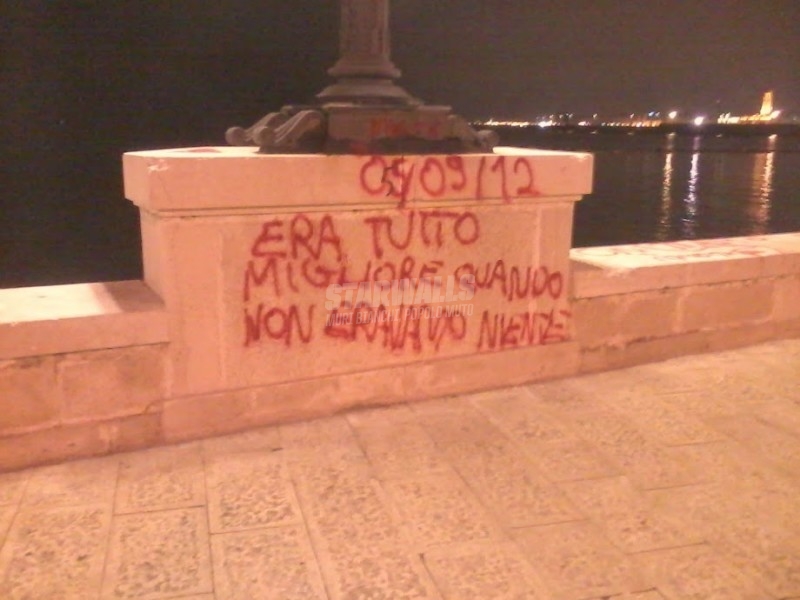 Scritte sui Muri Si stava meglio